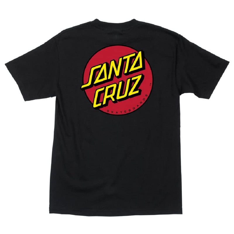 SANTA CRUZ Classic Dot S/S Heavyweight T-Shirt Black XXL Mens - Image 2
