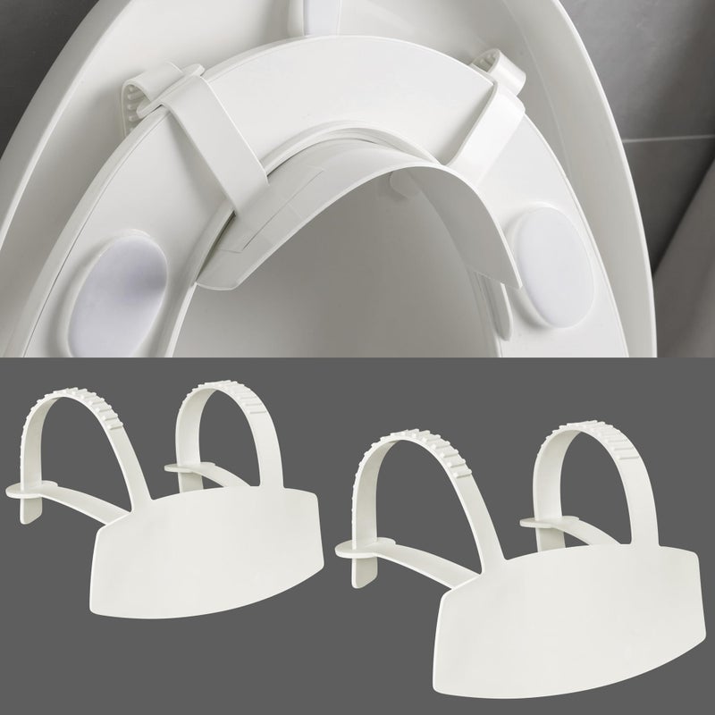 Ihaapsi Universal Pee Deflector for Toilet Seat with Toilet lid Lifter Toilet Splash Guard Prevents Kids and Adult from Peeing Splash Large 2 Count - Image 2