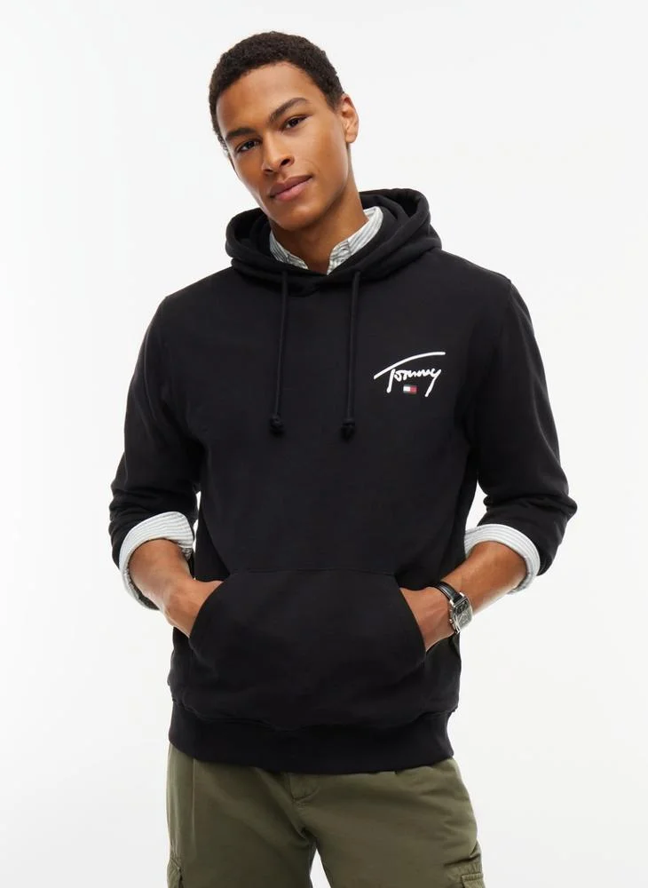 Tommy Jeans Signature Logo Sueded Terry Hoody