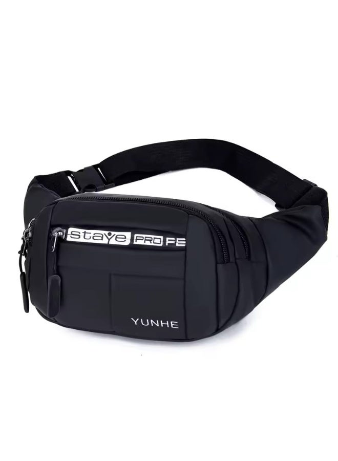 Men’s Waist Bag – 4 Zipper Pockets, Lightweight & Practical for Travel and Daily Use - Image 2