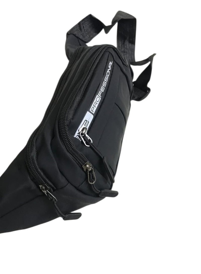 Men’s Waist Bag – 4 Zipper Pockets, Lightweight & Practical for Travel and Daily Use - Image 4