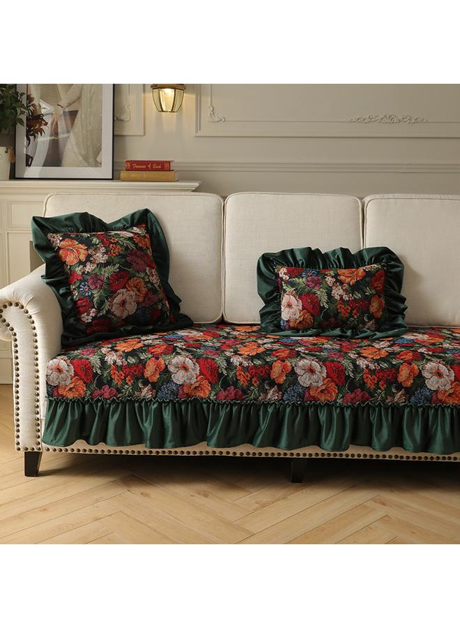 Bluejw Sofa Cushion Four Seasons Universal Sludge-Resistant Non-Slip One-Piece Straight European-Style Chenille Sofa Towel Advanced Sense Cover Cloth  - Image 2