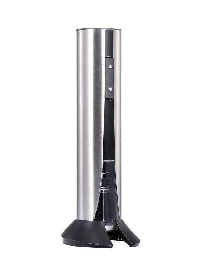 NIBEMINENT Electric Wine Opener with Foil Cutter and USB Rechargeable Silver 21.00 x 8.00 8.00cm - Image 3