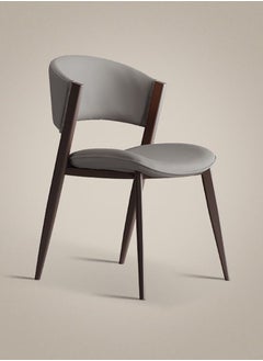 Neo Front Neo Front PU Leather Dining Chair – High Resilience Sponge Living Room Chair Stylish and Comfortable Seating for Home, Kitchen, and Decor Enhancements –  M62-2068-9-Grey  - Image 3
