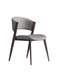Neo Front Neo Front PU Leather Dining Chair – High Resilience Sponge Living Room Chair Stylish and Comfortable Seating for Home, Kitchen, and Decor Enhancements –  M62-2068-9-Grey  - Image 1
