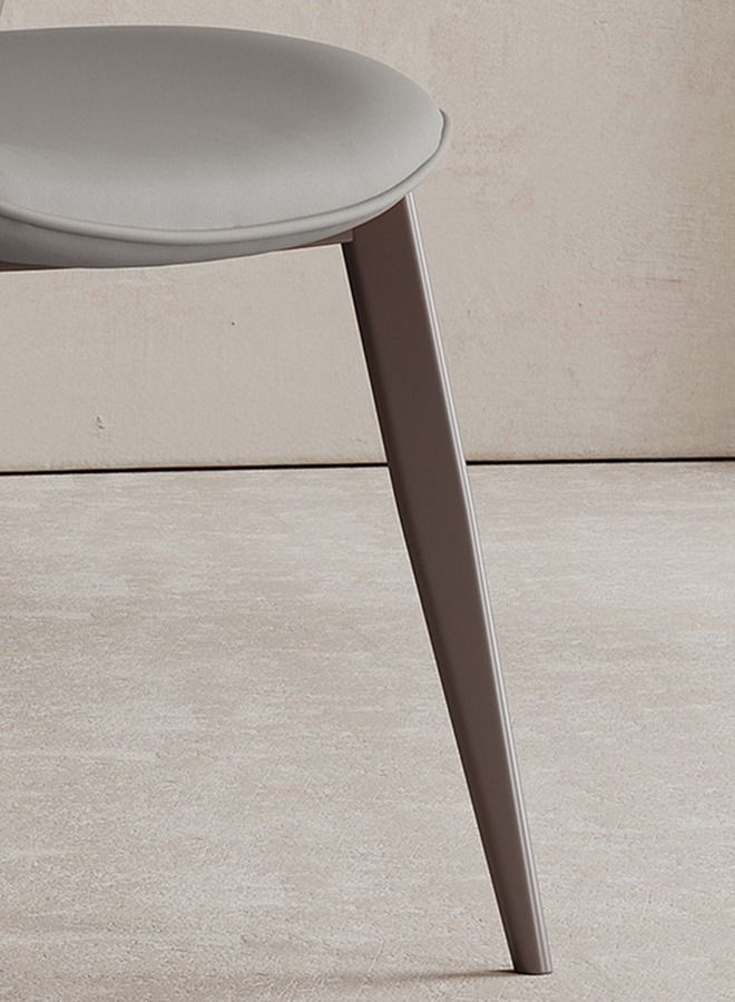 Neo Front PU Leather Dining Chair – High Resilience Sponge Living Room Chair Stylish and Comfortable Seating for Home, Kitchen, and Decor Enhancements –  M62-2068-9-Grey