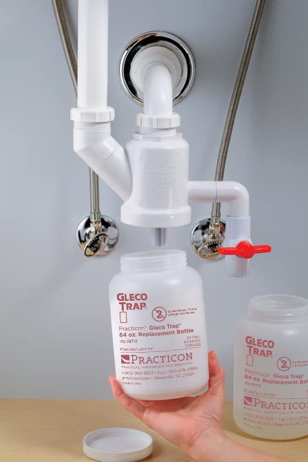 Practicon Gleco Trap System, Clay & Plaster Sink Trap Kit, 64 oz. - Image 4