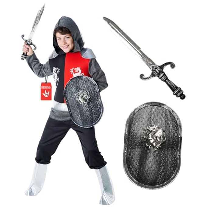 MORPH Child's Knight Costume, Child's Knight Costume, Child's Knight Costume, Medieval Costume for Children, Size S - Image 4