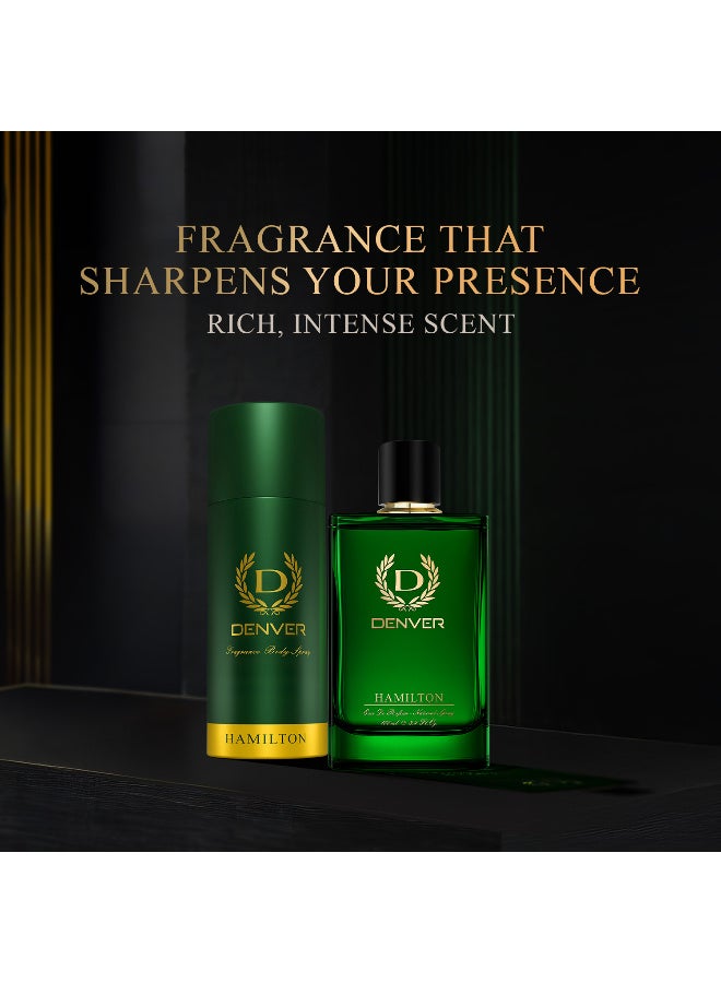 دنفر مجموعة هدايا دنفر هاميلتون (مزيل عرق 165 مل + عطر 100 مل) - Image 5