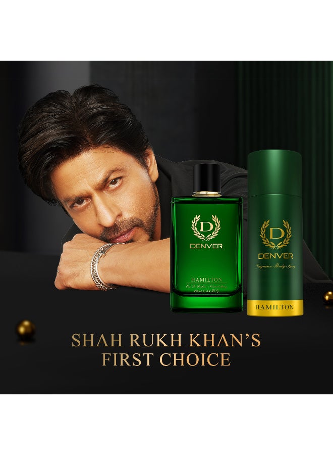 دنفر مجموعة هدايا دنفر هاميلتون (مزيل عرق 165 مل + عطر 100 مل) - Image 2