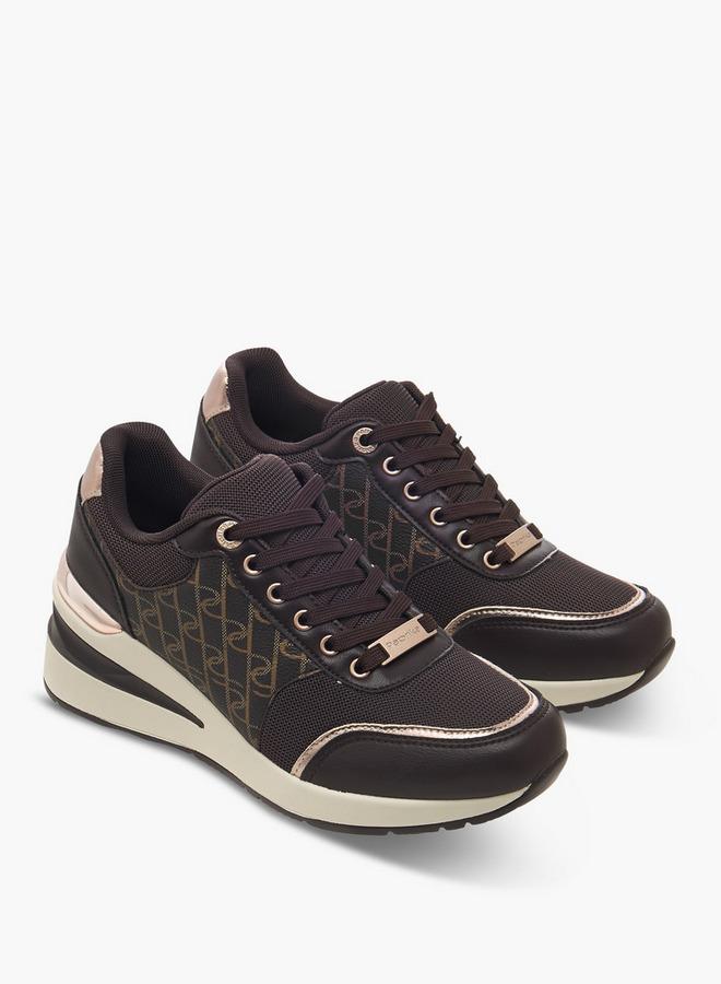 Paprika Women Lace-Up Ankle Sneakers - Image 1
