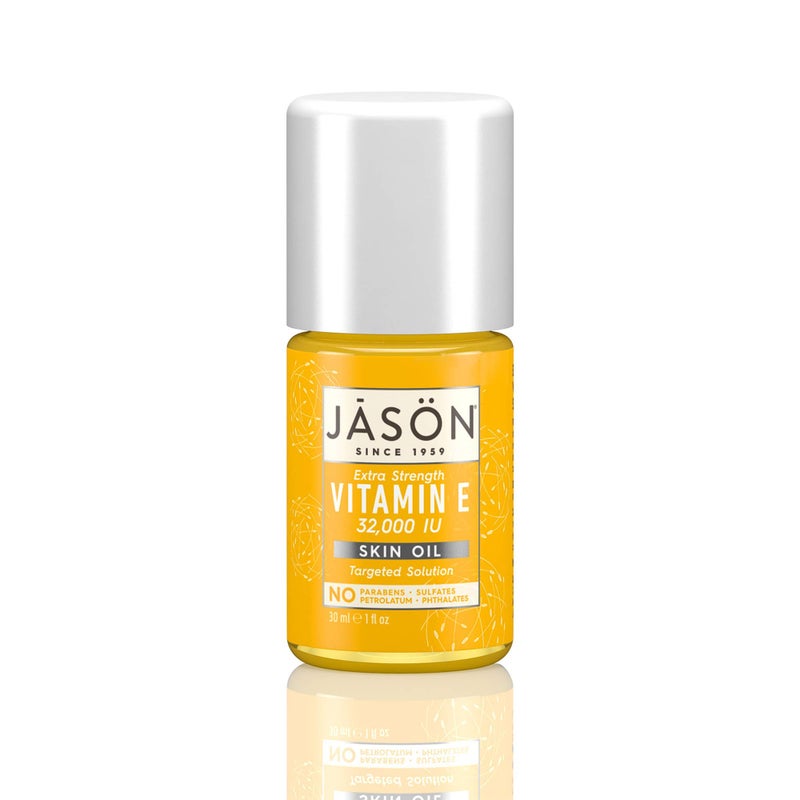 Jason Natural Vitamin E 32,000 IU Extra Strength Skin Oil, Targeted Solution, 1 fl oz - Image 1