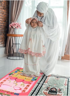 Generic Kids Educational Smart Prayer Mat Ramadan for Kids Educational Prayer MatFun, Easy & Interactive, Prayer Rug for Kids（110*70cm）  - Image 2