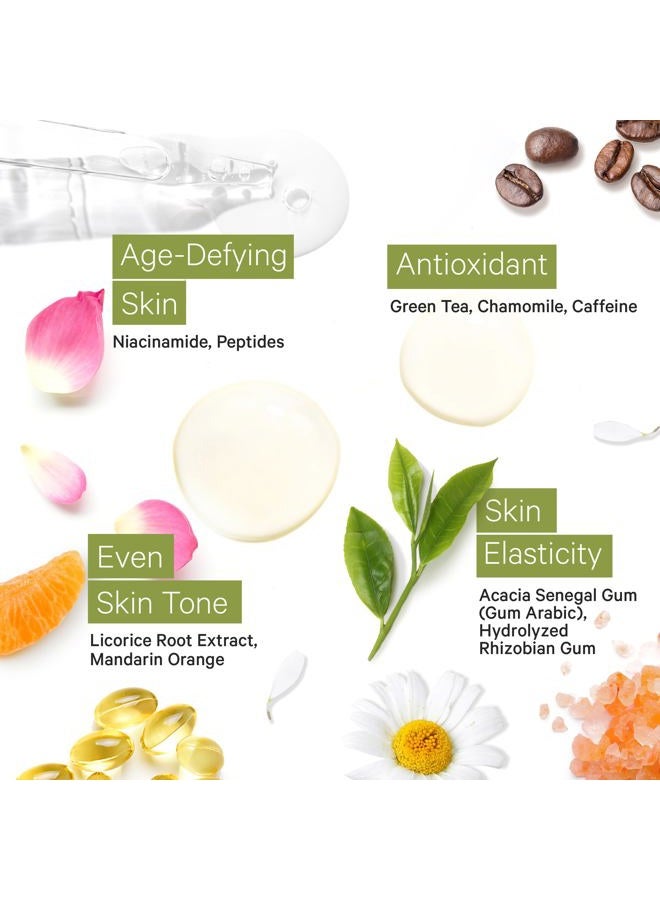 Tree to Tub Peptides & Niacinamide Serum For Face - Advanced Anti Aging Multi Peptide Complex Serum For Men And Women With Niacinamide, Synthesized Growth Factors, Collagen Peptides & Green Tea - Image 3