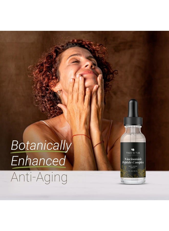 Tree to Tub Peptides & Niacinamide Serum For Face - Advanced Anti Aging Multi Peptide Complex Serum For Men And Women With Niacinamide, Synthesized Growth Factors, Collagen Peptides & Green Tea - Image 2