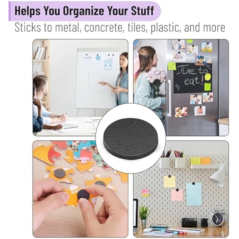 - Self Adhesive Magnet Dots, 200 Pcs, Magnets for Crafts, Magnets with Adhesive Backing, Magnetic Tape, Small Magnets for Crafts, Magnet Stickers, Adhesive Magnets, Craft Magnets, Magnet Tape - Image 5