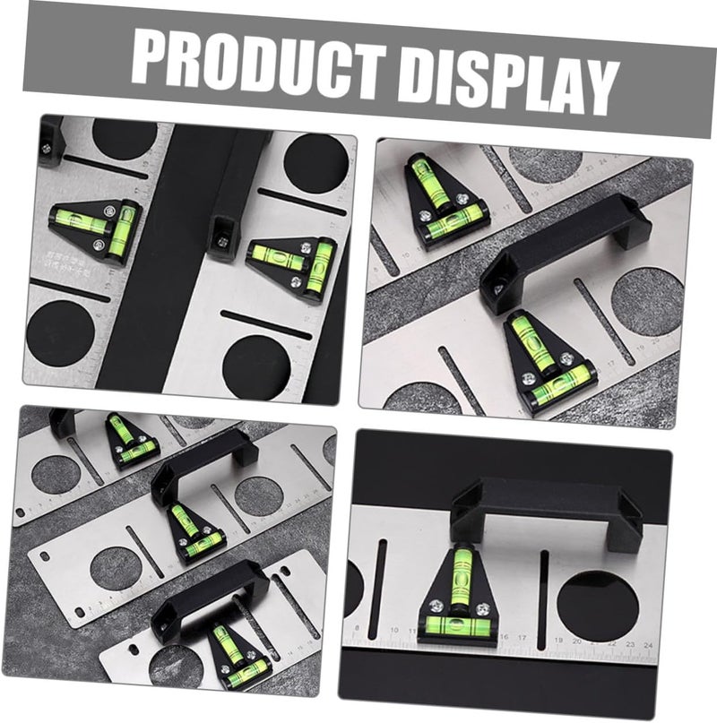 MAGICLULU 5pcs Triangle T-shape Bubble Level Tool with Mounting Holes, Dual-direction Plastic Spirit Level for Precision Small Leveling, Portable Measuring Tool for Rv, Camper, and Workshop - Image 5