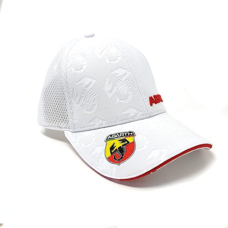 Abarth 18104 21734 Official Summer Cap White