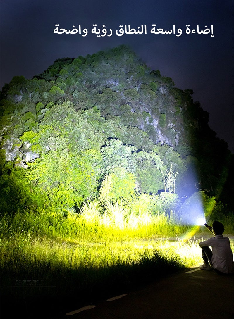 Arabest Rechargeable LED Flashlights High Lumens Super Bright Flashlight with 5 Modes & Waterproof Powerful Handheld Flashlight for Camping Emergencies - Image 3