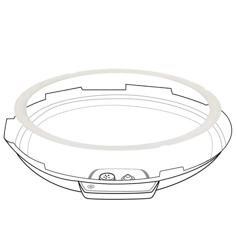 ZoneFly Original Sealing Ring for 6 Qt Power Cooker - Replacement Silicone Gasket Seal Rings for 6 Quart Power Pressure Cooker PPC770 PCXL-PRO6, PC-TRI6, PPC771, PRO, WAL1,WAL2 Accessories Parts 2-Pack - Image 5