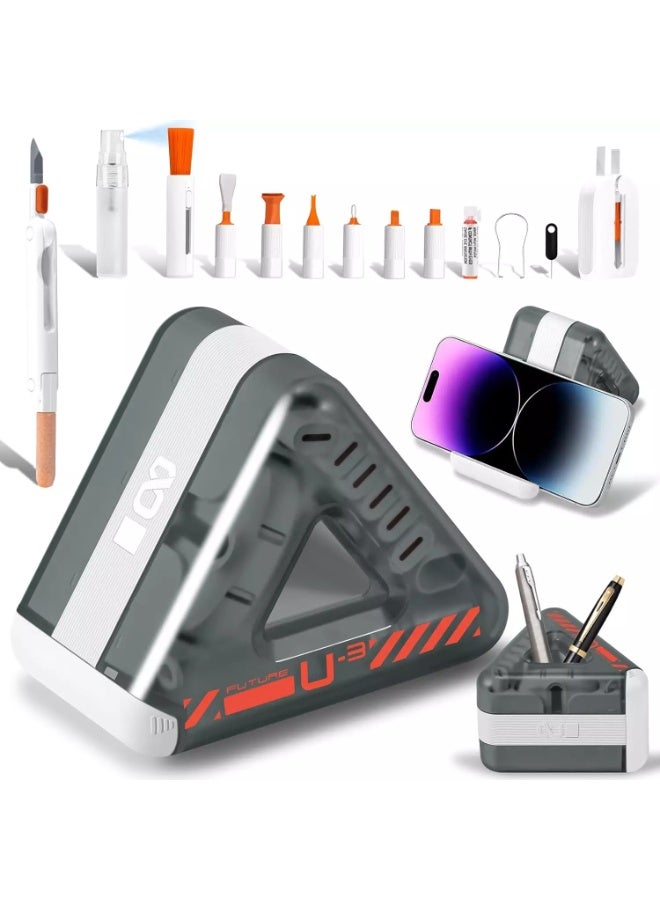 مجموعة تنظيف الأجهزة الإلكترونية Q6C، مجموعة تنظيف لوحة المفاتيح مع فرشاة لأجهزة Airpods Pro، ولوحة المفاتيح، والكمبيوتر المحمول، والهاتف، وشاشة الكمبيوتر الشخصي - Image 1