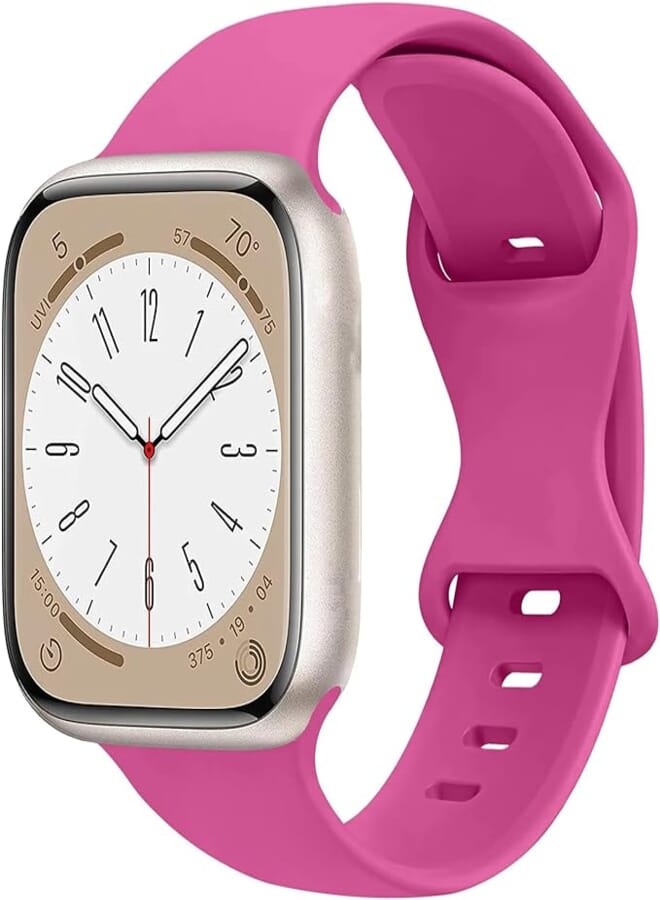 Next Next store Compatible with Apple Watch Band Ultra/Ultra 2 42mm 44mm 45mm 49mm Women Men Silicone Replacement Strap for iWatch SE Series 9 8 7 6 5 4 3 2 1