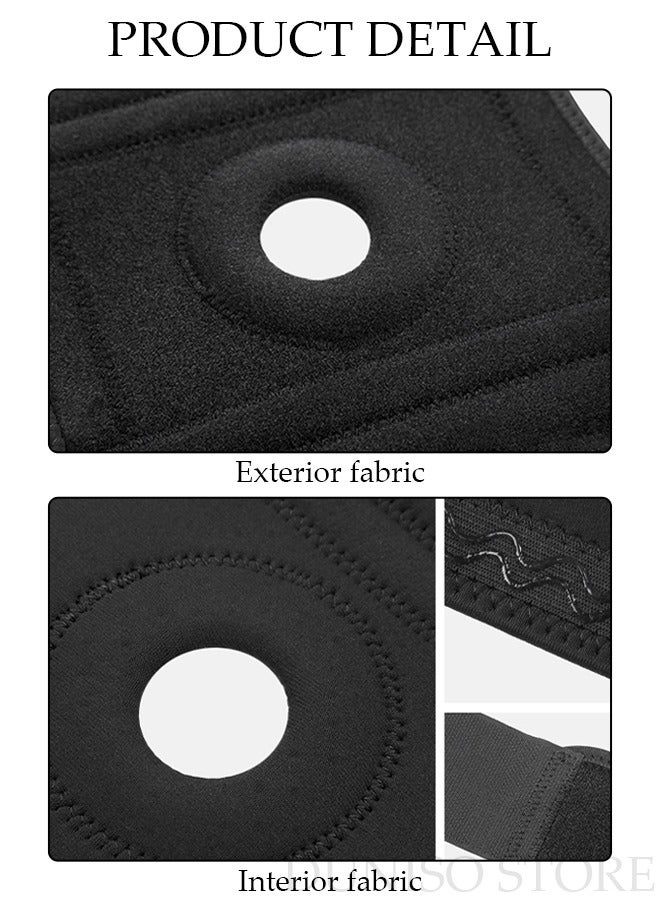 DUNISO Professional Knee Pad Knee Brace with Side Stabilizers and Patella Gel Pads Adjustable Compression Knee Support Braces for Knee Pain Meniscus Tear ACL MCL Arthritis Joint Pain Relief Injury Recovery - Image 2