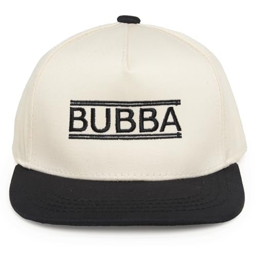 Funky Junque Kids Trucker Hat Baseball Cap - Two Tone Vintage Baby Baseball Cap, Infant Baseball Hat, Toddler Snapback Hat - Bubba - Black/Beige (X-Small - 0-12 Months) - Image 1