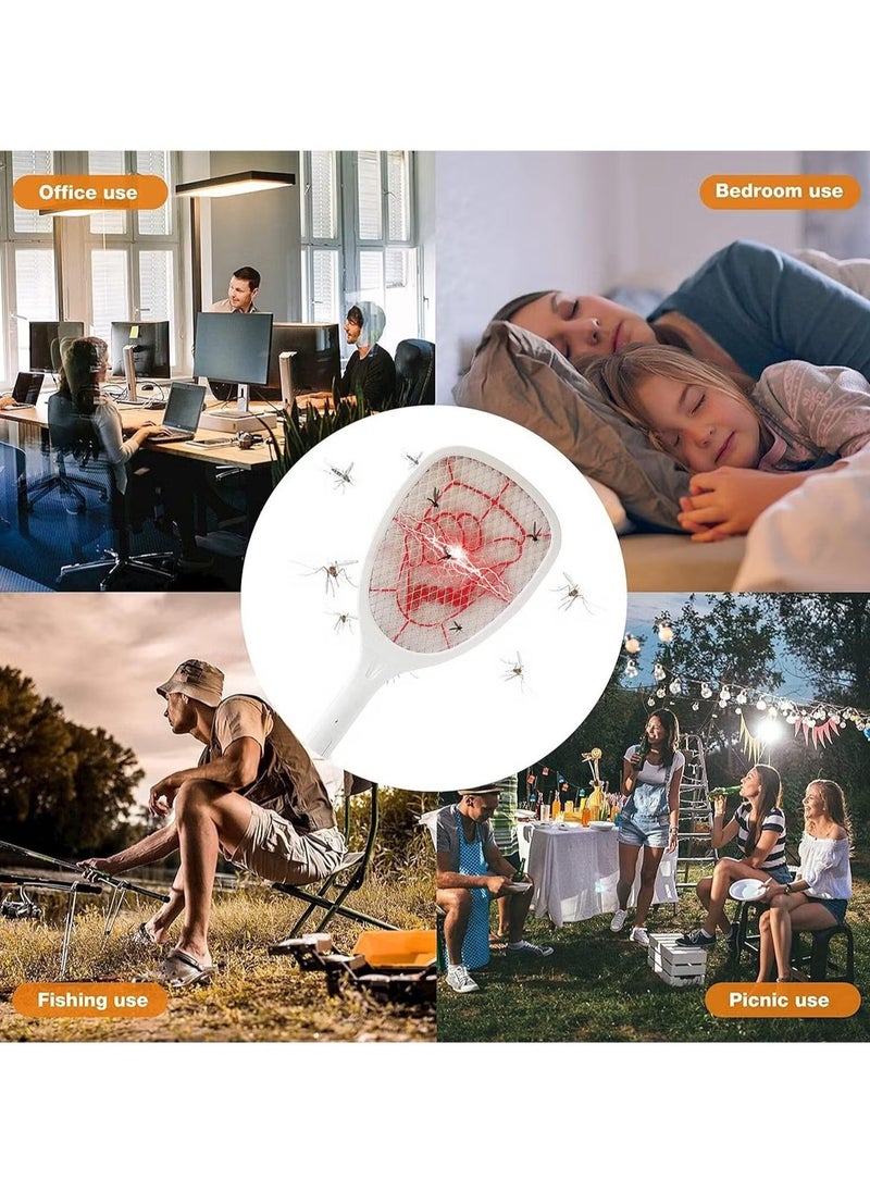 elexon Electric Bug Zapper Swatter - Rechargeable LED Fly, Mosquito and Pest Killer Racket for Indoor and Outdoor Use | Assorted Colors Available | Powerful, Safe & Eco-Friendly Pest Control Solution - Image 4