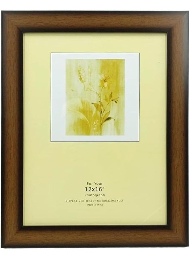 Decorhills إطارات وزخارف ديكور هيلز - إطار زجاجي مستطيل مع خشب - Image 1