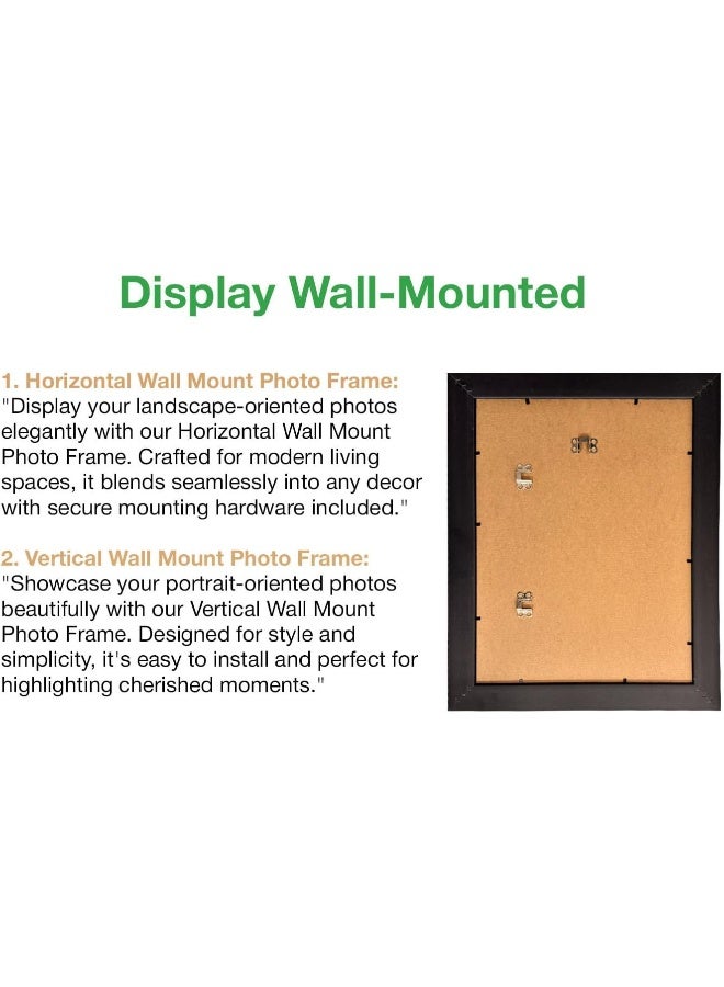 Decorhills إطارات وزخارف ديكور هيلز - إطار زجاجي مستطيل مع خشب - Image 4