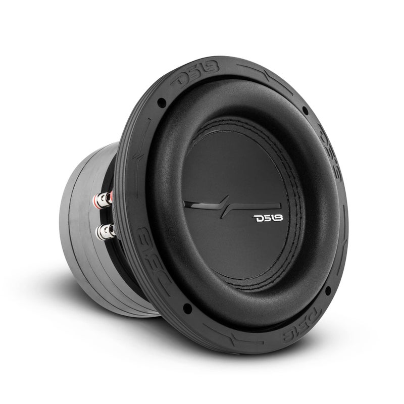 DS18 ZXI6.4D 6.5" High Excursion Car Audio Subwoofer 600W Watts Dual Voice Coil 4-Ohm 4 Magnets (1 Speaker), Black - Image 1