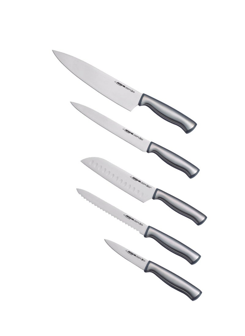 High-quality knife set from Arshia German steel group, 5 pieces