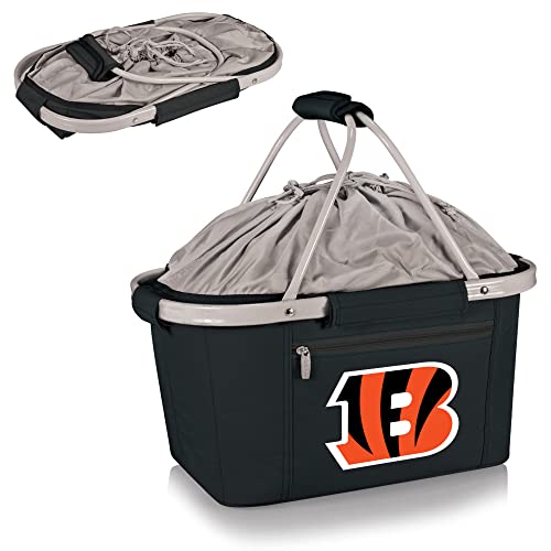 PICNIC TIME Black Cincinnati Bengals Metro Basket Collapsible Tote - Image 3