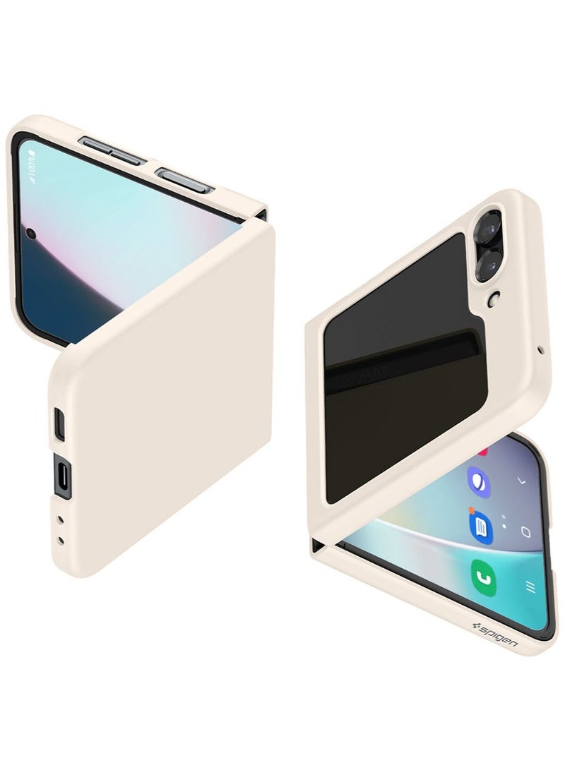 Spigen Air Skin Samsung Galaxy Flip 5 Case Cover (2023) - Pearled Ivory - Image 1