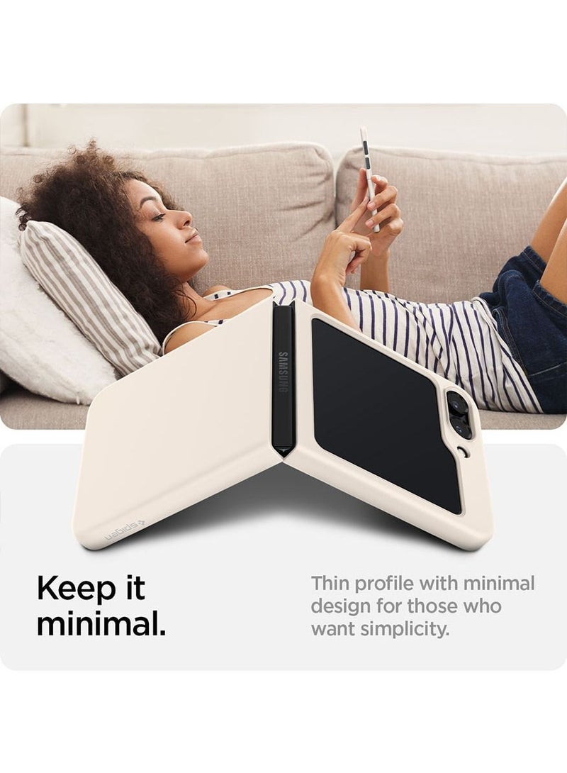 Spigen Air Skin Samsung Galaxy Flip 5 Case Cover (2023) - Pearled Ivory - Image 5