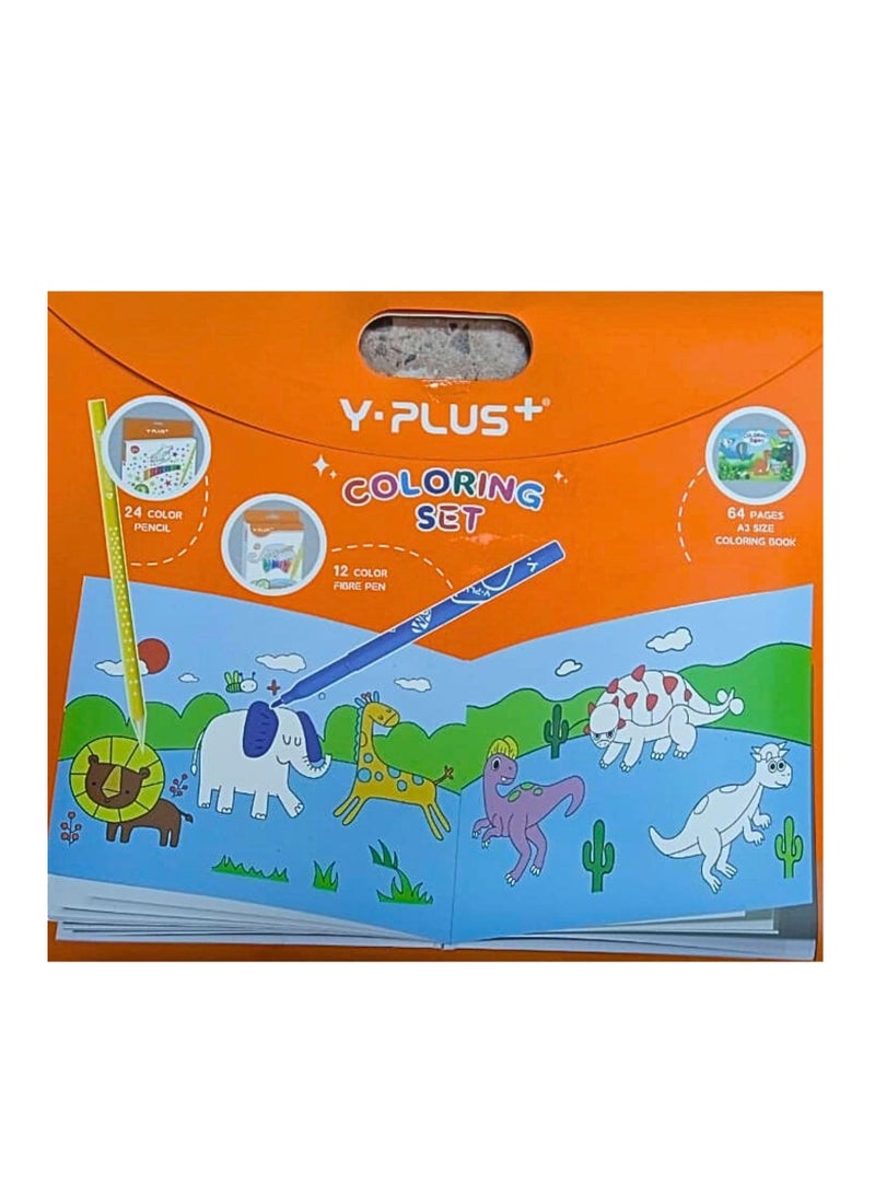 YPlus Coloring Set (Pack of 37 Pieces) - Image 1