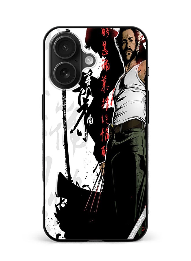 COVERSCART Protective Case Cover For Apple iPhone 16 Wolverine Samurai Style Design Multicolour
