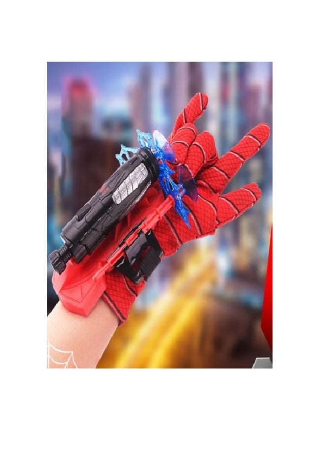 PRIMO PLUS Ultimate Spiderman Gloves With Disc Launcher 