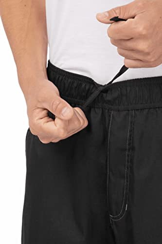 Chef Works Men's Cool Vent Baggy Chef Pants, Black, XX-Large - Image 3