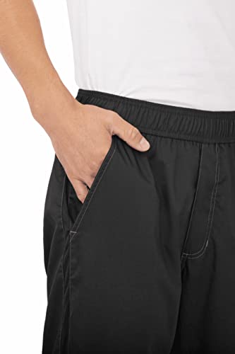 Chef Works Men's Cool Vent Baggy Chef Pants, Black, XX-Large - Image 2
