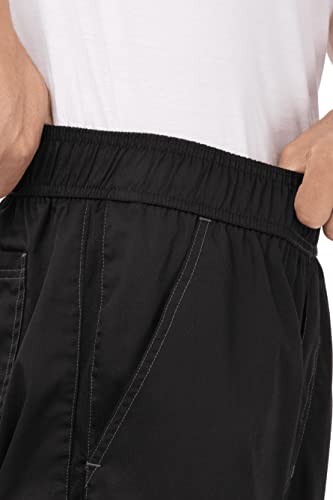 Chef Works Men's Cool Vent Baggy Chef Pants, Black, XX-Large - Image 4