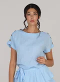 بلايز بدي قصيرة