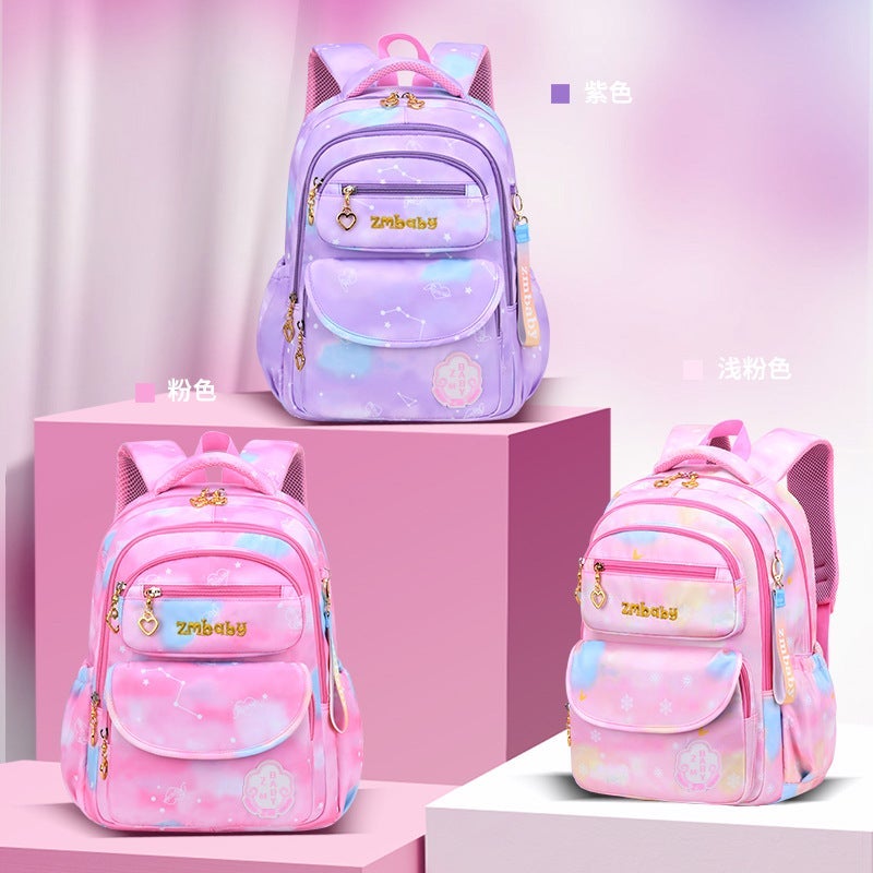 Sesame Baby Primary School Bag Sweet And Cute Girls Backpack 6-12 Years Old Large Capacity Wear-Resistant Kidsren'S Bag - Image 3