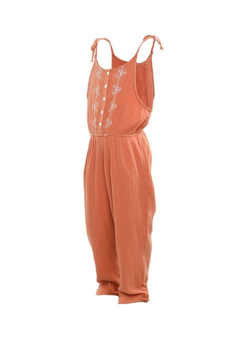 Bunai Bunai Root Collection Rust-Colored Jumpsuit  - Image 2