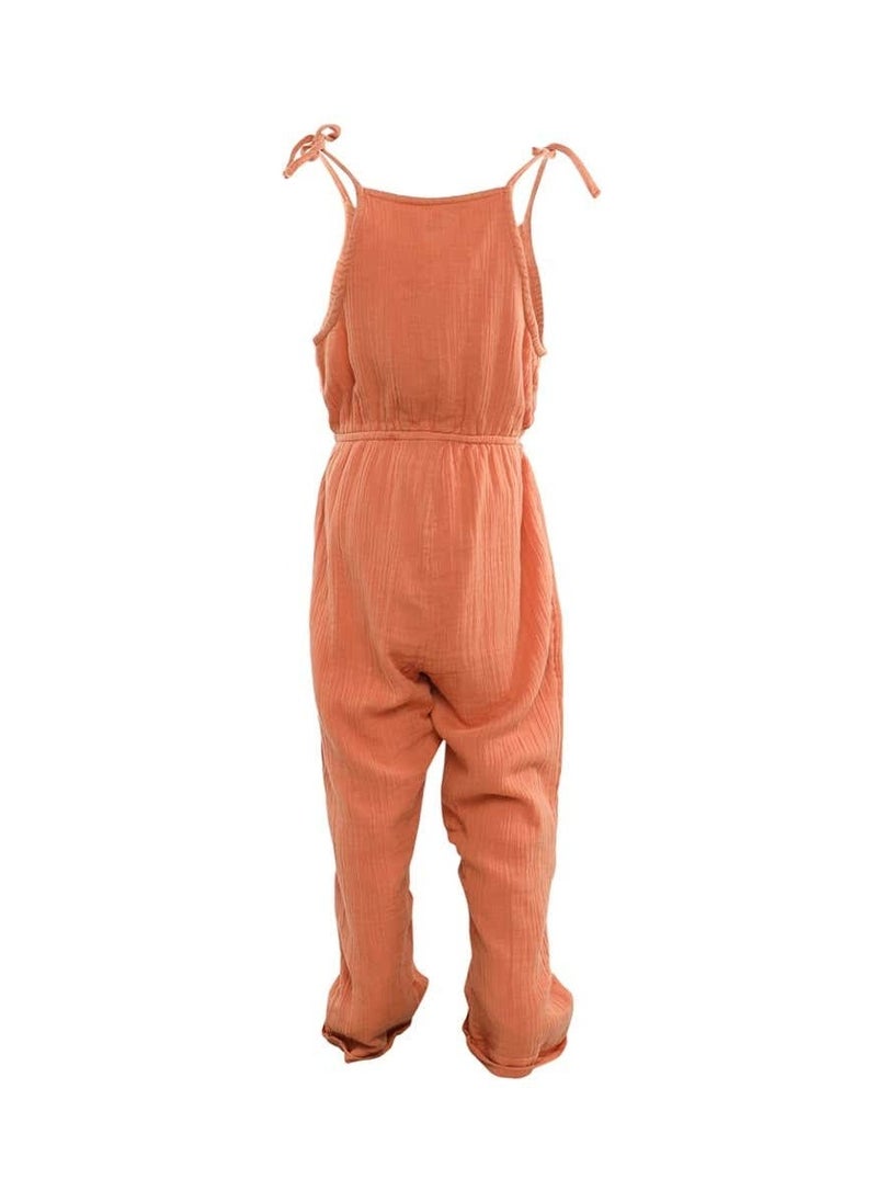 Bunai Bunai Root Collection Rust-Colored Jumpsuit  - Image 3