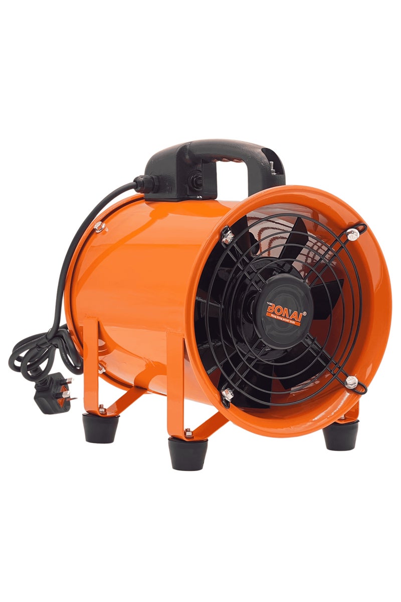 بوناي مروحة تهوية محمولة مقاس ١٦ بوصة - مروحة تهوية صناعية، ١١٠٠-١٥٠٠ واط، تدفق هواء ١٢٨ متر مكعب/دقيقة، ضغط ٤٥٠ باسكال، ٢٩٠٠ دورة في الدقيقة - مروحة تدوير هواء للورش وموقع البناء، BN-HK53 - Image 2