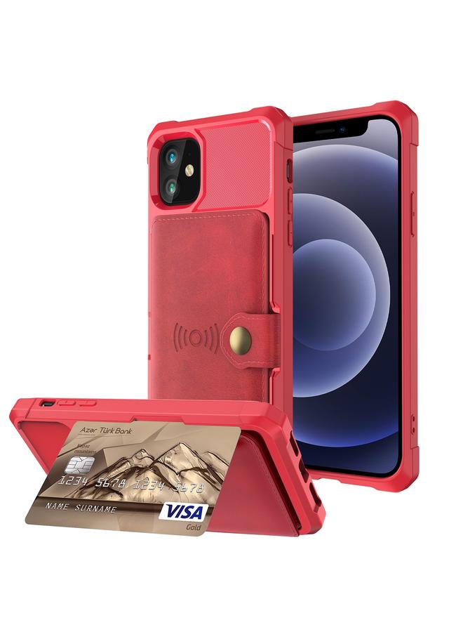 Zaboon Case For iPhone 12 mini Magnetic Wallet Card Bag Leather Case - Image 1