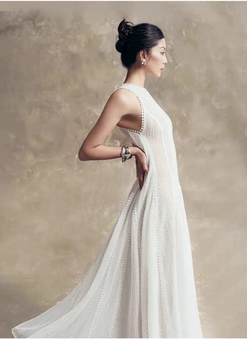Madam Uniq Lace A-Line Dress