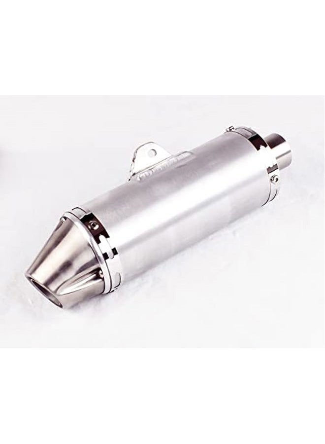 TUNERBITS Stainless Muffler Exhaust for Kawasaki KLX 110 KLX110L DRZ110, ME-001 - Image 2